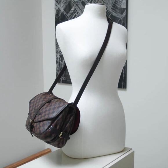 Authentic Louis Vuitton Damier Saumur 30 Messenger Shoulder Bag MB1024 - Picture 13 of 13